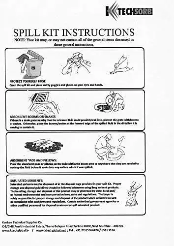 Oil Only 50 liters spill kit - Master